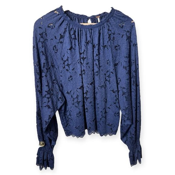 Free People Olivia Lace Blouse - Picture 2 of 7